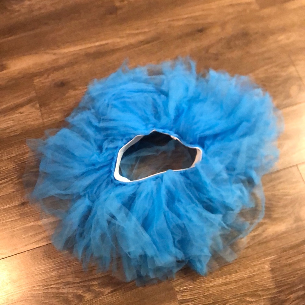 Blue tulle tutu skirt size XS-S
